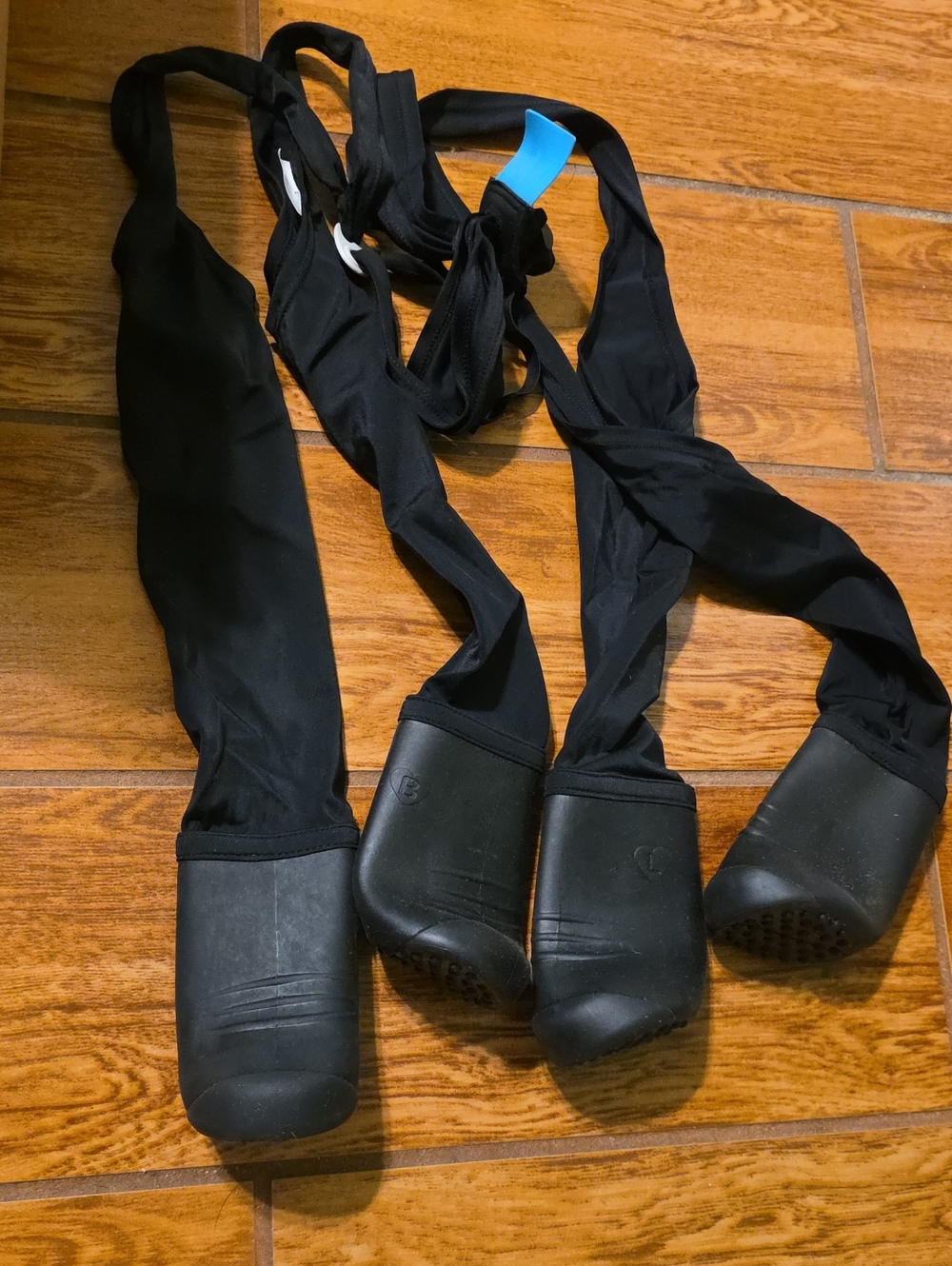 Walkee PAWS Black Point Dog Leggins with Foot Grips